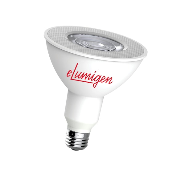 Elumigen 12W PAR38 Rough Service Lamp, 1000 Lumens, 120V, 5000K, 40 Degree, 75W Equivalent P38L1000C50W40-1B - main